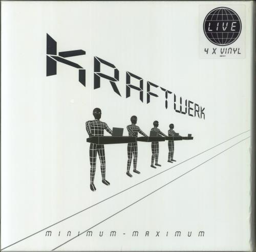 Kraftwerk Minimum Maximum - shrink Vinyl Box Set UK KRAVXMI860495