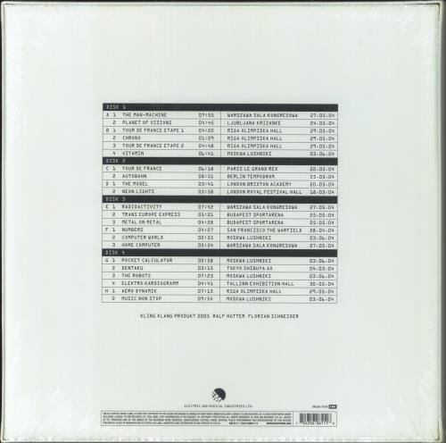 Kraftwerk Minimum Maximum - shrink Vinyl Box Set UK KRAVXMI860495