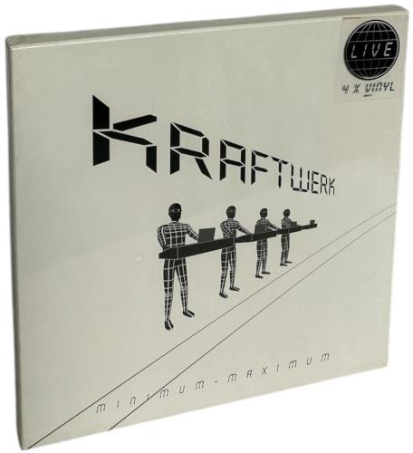 Kraftwerk Minimum Maximum - Sealed 4-LP vinyl album record set UK KRA4LMI325619