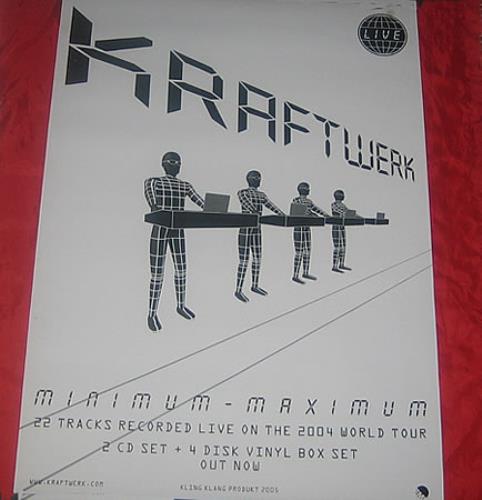 Kraftwerk Minimum-Maximum poster UK KRAPOMI392802