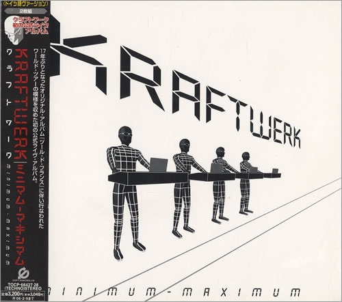 Kraftwerk Minimum-Maximum CD album (CDLP) Japanese KRACDMI421476