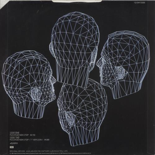 Kraftwerk Musique Non Stop - Deletion cut 12" vinyl single (12 inch record / Maxi-single) UK KRA12MU874417