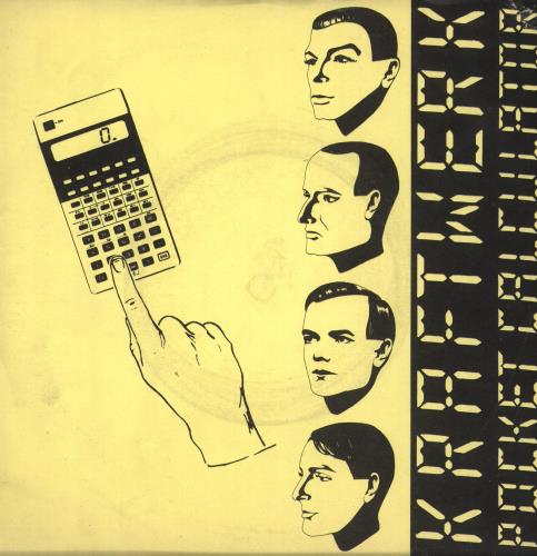 Kraftwerk Pocket Calculator 7" vinyl single (7 inch record / 45) UK KRA07PO23714