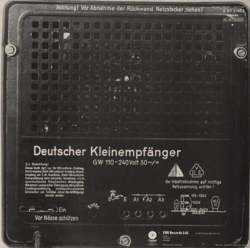 Kraftwerk Radio-Activity + lyric insert vinyl LP album (LP record) UK KRALPRA150065