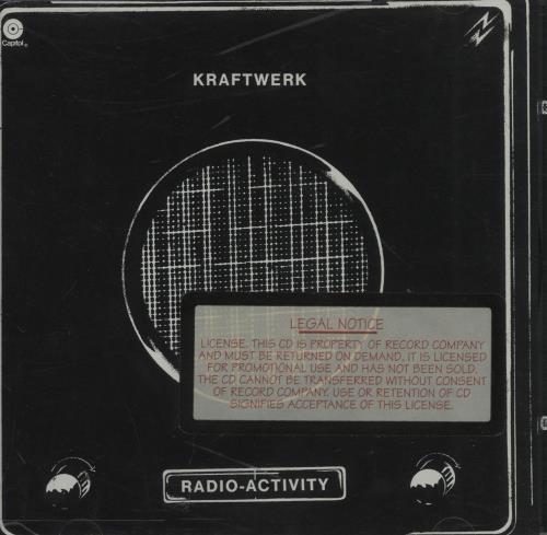 Kraftwerk Radio-activity CD album (CDLP) US KRACDRA69235