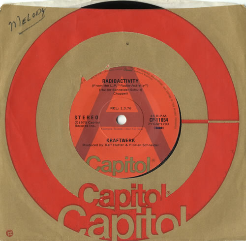 Kraftwerk Radioactivity 7" vinyl single (7 inch record / 45) Australian KRA07RA582195