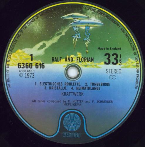 Kraftwerk Ralf And Florian vinyl LP album (LP record) UK KRALPRA76857