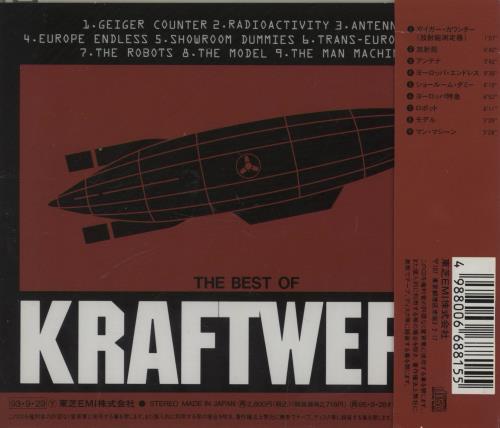 Kraftwerk The Best Of Kraftwerk CD album (CDLP) Japanese KRACDTH19247