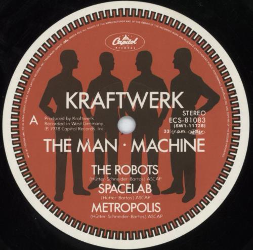 Kraftwerk The Man Machine Japanese vinyl LP album (LP record) (185895)