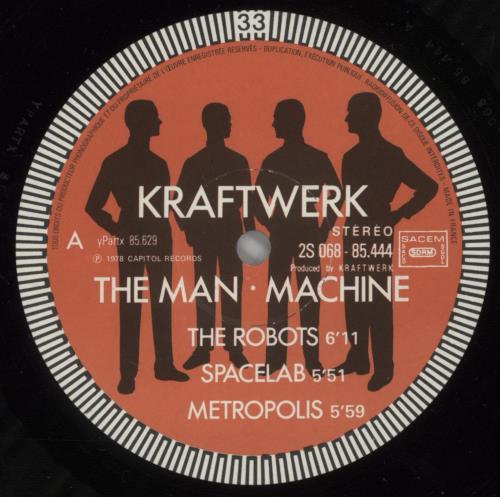 Kraftwerk The Man Machine vinyl LP album (LP record) French KRALPTH679984