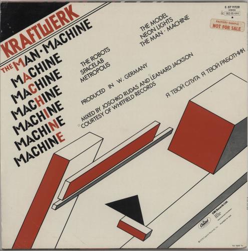 Kraftwerk The Man-Machine - Factory Sample vinyl LP album (LP record) UK KRALPTH750833