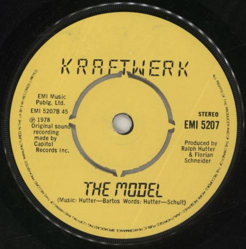 Kraftwerk The Model - 2nd 7" vinyl single (7 inch record / 45) UK KRA07TH31804