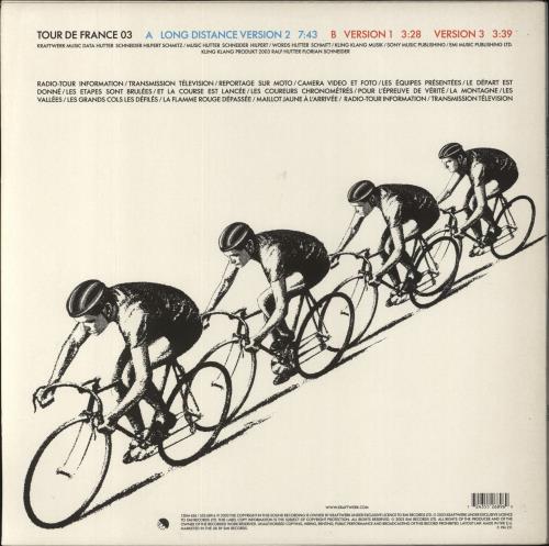Kraftwerk Tour De France 2003 12" vinyl single (12 inch record / Maxi-single) UK KRA12TO250596