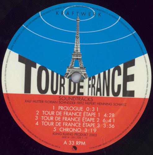 Kraftwerk Tour De France 2003 2-LP vinyl record set (Double LP Album) UK KRA2LTO821184