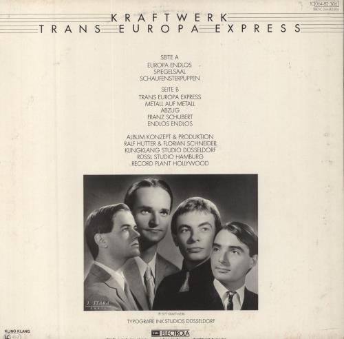 Kraftwerk Trans Europa Express vinyl LP album (LP record) German KRALPTR812717