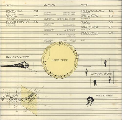 Kraftwerk Trans Europa Express vinyl LP album (LP record) German KRALPTR812717