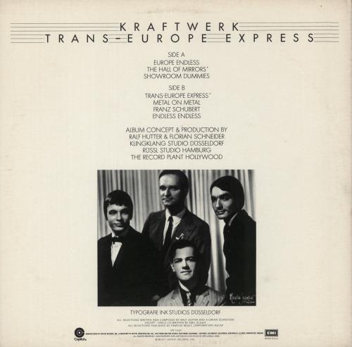 Kraftwerk Trans-Europe Express - VG vinyl LP album (LP record) US KRALPTR866827