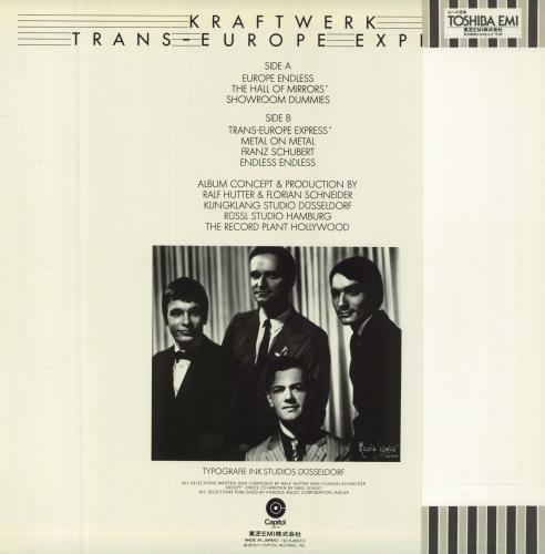 Kraftwerk Trans-Europe Express vinyl LP album (LP record) Japanese KRALPTR100875