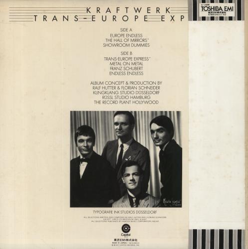 Kraftwerk Trans-Europe Express vinyl LP album (LP record) Japanese KRALPTR455401