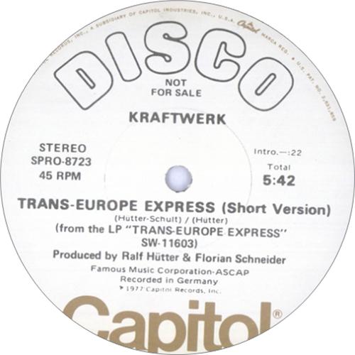 Kraftwerk Trans-Europe Express 12" vinyl single (12 inch record / Maxi-single) US KRA12TR79671