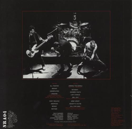 Kraut An Adjustment To Society - Red Vinyl vinyl LP album (LP record) US 8VXLPAN856340