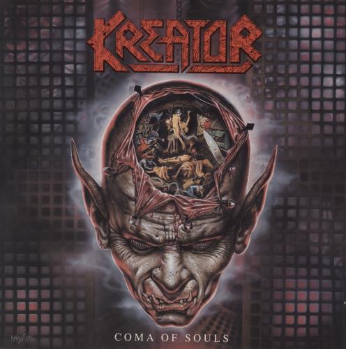 Kreator Coma Of Souls + Lyric & Merch Insert vinyl LP album (LP record) German KR6LPCO822356