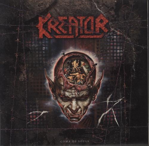 Kreator Coma Of Souls - Red Vinyl 3-LP vinyl record set (Triple LP Album) UK KR63LCO833551