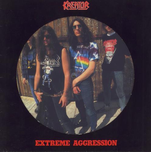 Kreator Extreme Aggression picture disc LP (vinyl picture disc album) German KR6PDEX833493