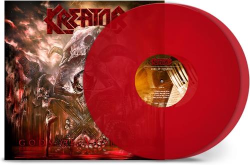 Kreator Gods Of Violence - Transparent Red Vinyl - Sealed 2-LP vinyl record set (Double LP Album) UK KR62LGO874610