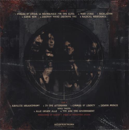 Kreator Hordes of Chaos - Yellow Vinyl - Sealed vinyl LP album (LP record) US KR6LPHO855658