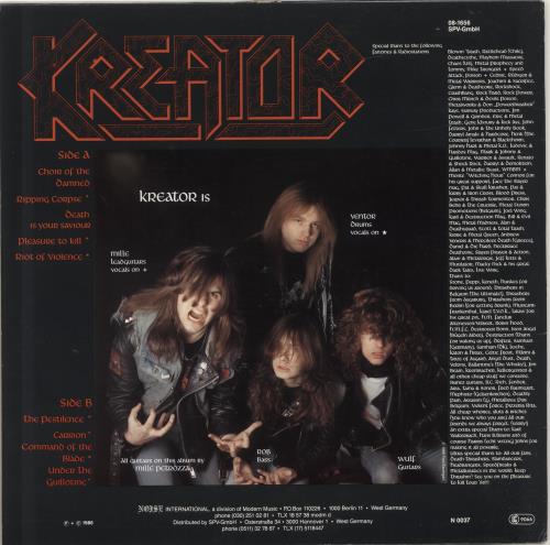 Kreator Pleasure To Kill - EX vinyl LP album (LP record) German KR6LPPL692127