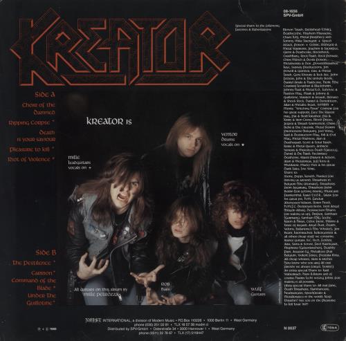 Kreator Pleasure To Kill - Red Vinyl vinyl LP album (LP record) German KR6LPPL761309