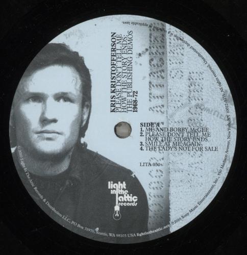 Kris Kristofferson Please Don't Tell Me How The Story Ends: The Publishing Demos 1968-72 - 180gm Vinyl 2-LP vinyl record set (Double LP Album) US KRS2LPL869760