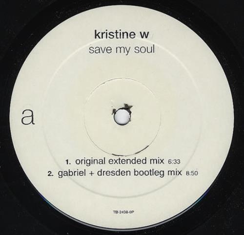 Kristine W Save My Soul 12" vinyl single (12 inch record / Maxi-single) US KRW12SA283186