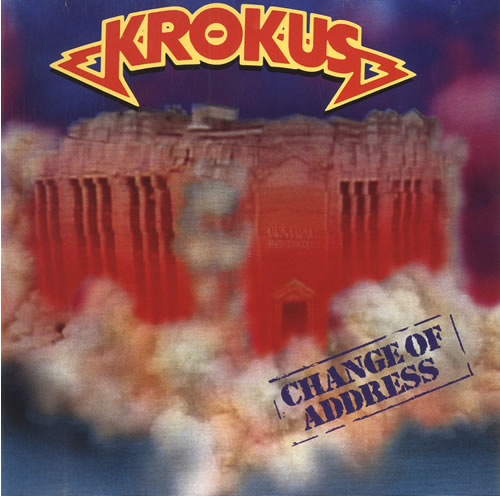 Krokus Change Of Address vinyl LP album (LP record) German KROLPCH557418
