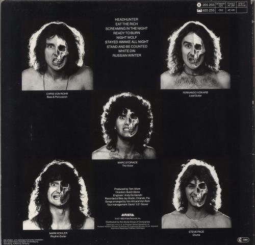 Krokus Headhunter vinyl LP album (LP record) German KROLPHE289198
