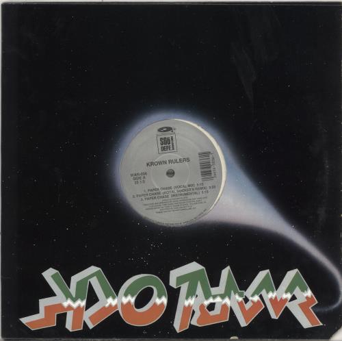 Krown Rulers Paper Chase 12" vinyl single (12 inch record / Maxi-single) US Y-U12PA712060