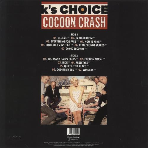 K's Choice Cocoon Crash - Translucent Red Vinyl vinyl LP album (LP record) UK KCHLPCO862356