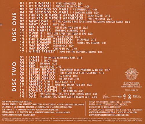 KT Tunstall Ashes - Acoustic 2 CD album set (Double CD) US KT-2CAS384679