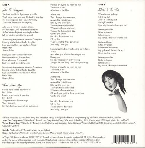 KT Tunstall Extra Wax 7" vinyl single (7 inch record / 45) UK KT-07EX865102