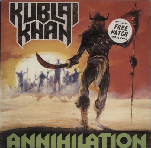Kublai Khan Annihilation vinyl LP album (LP record) UK 67FLPAN838692