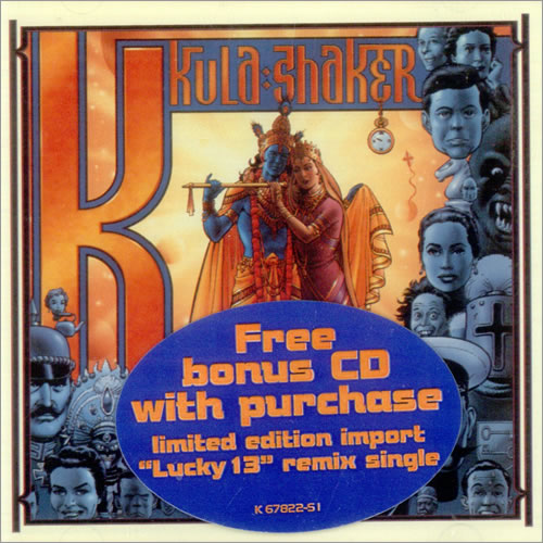 Kula Shaker K + Bonus CD 2 CD album set (Double CD) US KUL2CKB84218