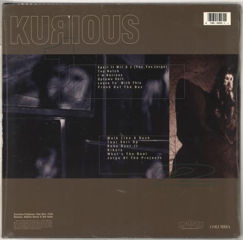 Kurious A Constipated Monkey vinyl LP album (LP record) US Q-RLPAC710169