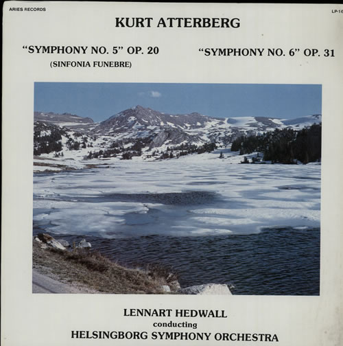 Kurt Atterberg Symphony No. 5, Op. 20 / Symphony No. 6, Op. 31 vinyl LP album (LP record) US K5RLPSY632310