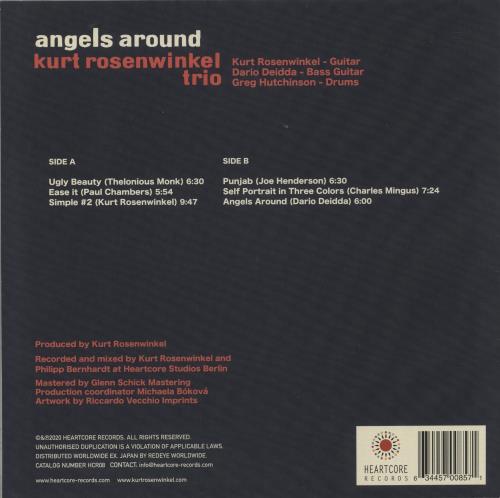 Kurt Rosenwinkel Angels Around vinyl LP album (LP record) German 9U0LPAN869895