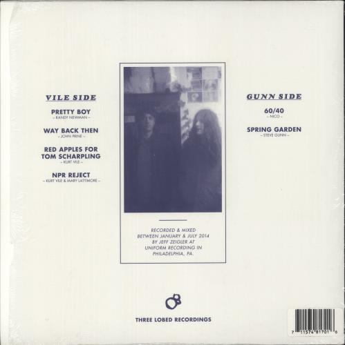 Kurt Vile Gunn Vile vinyl LP album (LP record) US Q0RLPGU871547