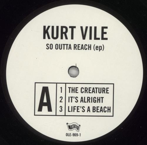 Kurt Vile So Outta Reach 12" vinyl single (12 inch record / Maxi-single) US Q0R12SO886744