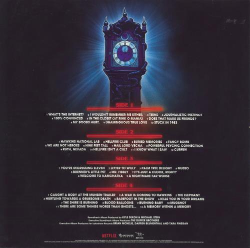 Kyle Dixon & Michael Stein Stranger Things 4 - Volume One - Ice Blue Marble 2-LP vinyl record set (Double LP Album) UK O1L2LST821810