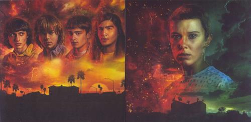 Kyle Dixon & Michael Stein Stranger Things 4 - Volume One - Ice Blue Marble 2-LP vinyl record set (Double LP Album) UK O1L2LST821810