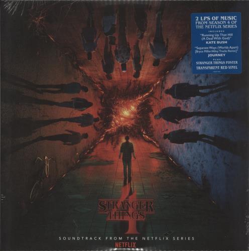 Kyle Dixon & Michael Stein Stranger Things 4: Soundtrack From The Netflix Series - Red Vinyl - Sealed 2-LP vinyl record set (Double LP Album) UK O1L2LST870143